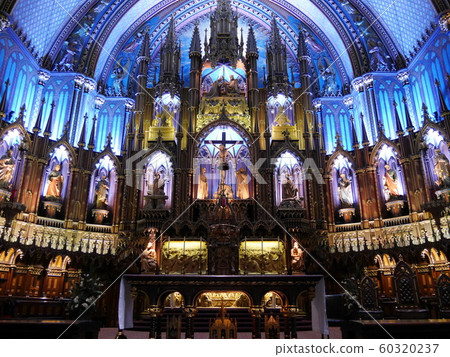 Next to Notre Dame Cathedral in Montreal, Canada 60320237