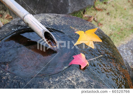 手水碗筑波秋天的景色 手水碗筑波秋天的景色 60320766