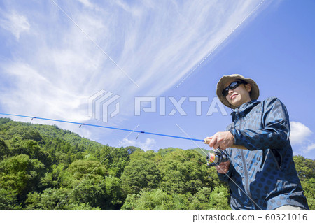 Mountain stream fishing image Male to mountain stream fishing Mountain stream fishing image Male to mountain stream fishing 60321016