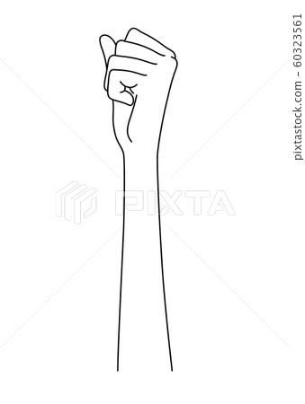 Hand of a woman who held the hand Hand of a woman who held the hand 60323561