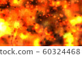 Fire Red Falling Ashes with Rising Black Smoke Particles - Abstract Background Texture 60324468