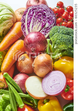 Large collection of fresh and delicious vegetables Large collection of fresh and delicious vegetables 60325235