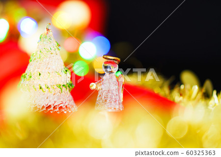 Christmas image Angel Angel Christmas Winter Winter Japan Tree Glitter Colorful 60325363