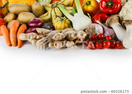 Harvest on white background Harvest on white background 60326173
