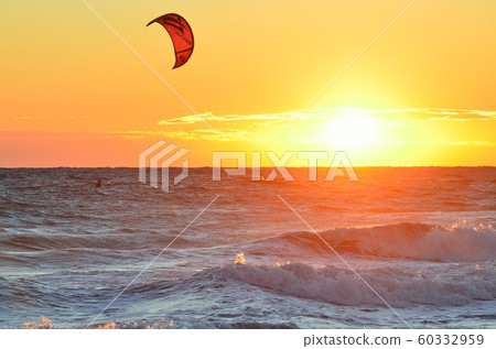 Kitesurfing landscape 160207pm5: 15 Kitesurfing landscape 160207pm5: 15 60332959