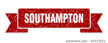 Southampton ribbon. Red Southampton grunge band Southampton ribbon. Red Southampton grunge band 60337632