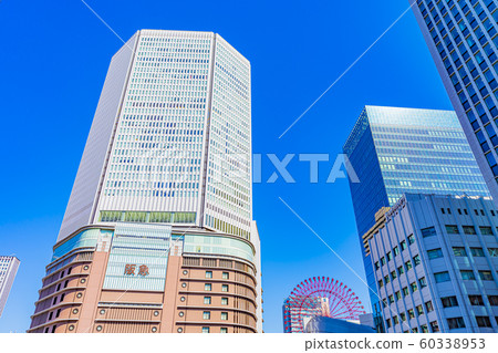 Osaka Kita Cityscape near Hankyu-mae intersection 60338953