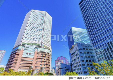 Osaka Kita cityscape, near Hankyu intersection 60338956