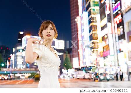Night work woman image 60340331