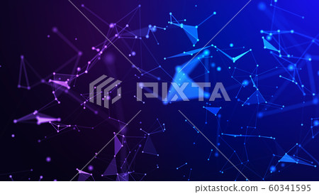 Concept of Network, internet communication. 3d illustration 60341595