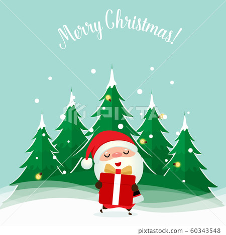 Santa Claus. Christmas background. Christmas Greeting Card. Santa Claus. Christmas background. Christmas Greeting Card. 60343548