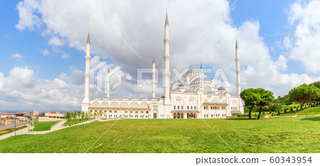 New Big Camlica Mosque of Istanbul, Turkey 60343954