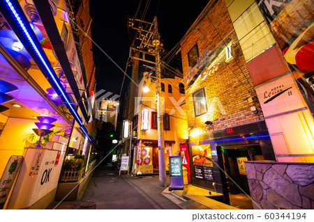 Tokyo cityscape in Japan, overlooking the hotel town around Kabuya Station 60344194