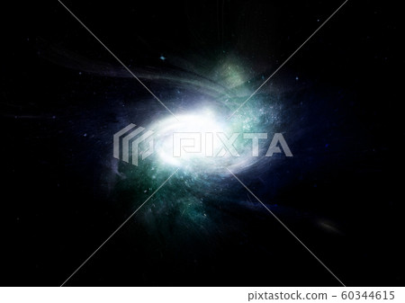 Stars, dust and gas nebula in a far galaxy Stars, dust and gas nebula in a far galaxy 60344615