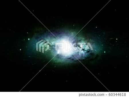 Stars, dust and gas nebula in a far galaxy Stars, dust and gas nebula in a far galaxy 60344618