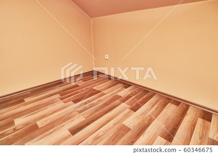 Parquet floor interior empty room corner 60346675