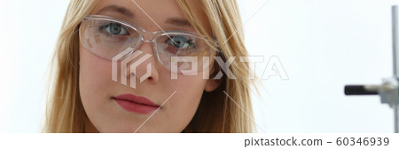 Smiling beautiful technician woman portrait 60346939