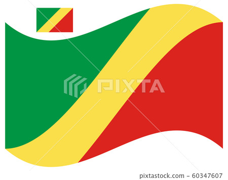 Wave Flag of the Republic of the Congo Vector - Stock Illustration ...