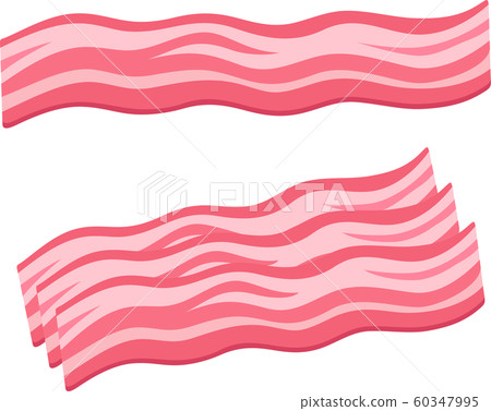 Bacon strips illustration 60347995