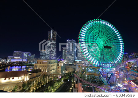 Minato Mirai night view (Japan / Kanagawa / Yokohama) 60349589
