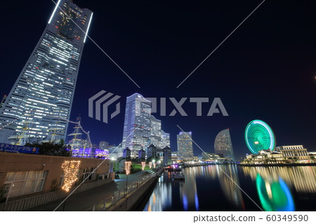 Minato Mirai night view (Japan / Kanagawa / Yokohama) 60349590