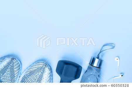 Fitness equipment and space for text. 60350328