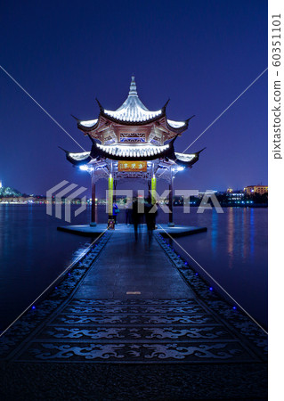 中國杭州,西湖夜景 中國杭州,西湖夜景 60351101