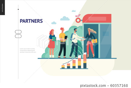 Business series - partners web template 60357168