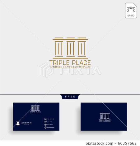 elegant attorney logo line design template vector elegant attorney logo line design template vector 60357662