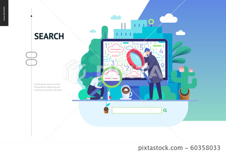 Business series - search page web template 60358033
