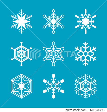 Crystal of snow	 60358396