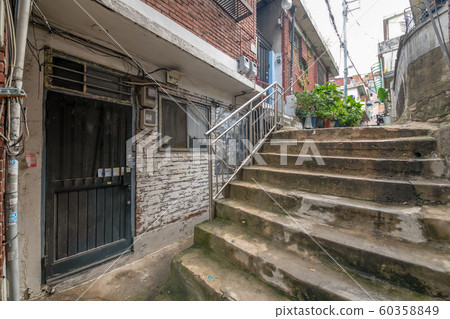 Old streets and alleyways view in seoul, south korea. 080 Old streets and alleyways view in seoul, south korea. 080 60358849