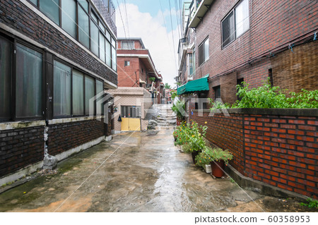 Old streets and alleyways view in seoul, south korea. 044 Old streets and alleyways view in seoul, south korea. 044 60358953