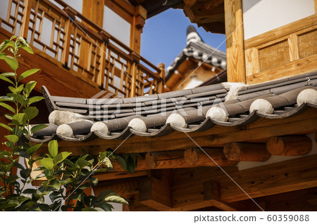 Traditional Korean style architecture, Hanok Village landscape 183 Traditional Korean style architecture, Hanok Village landscape 183 60359088