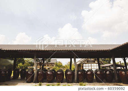Traditional Korean style architecture, Hanok Village landscape 173 Traditional Korean style architecture, Hanok Village landscape 173 60359092