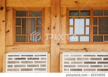 Traditional Korean style architecture, Hanok Village landscape 227 Traditional Korean style architecture, Hanok Village landscape 227 60359095