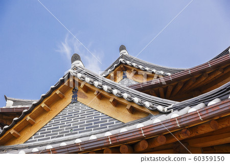 Traditional Korean style architecture, Hanok Village landscape 192 Traditional Korean style architecture, Hanok Village landscape 192 60359150