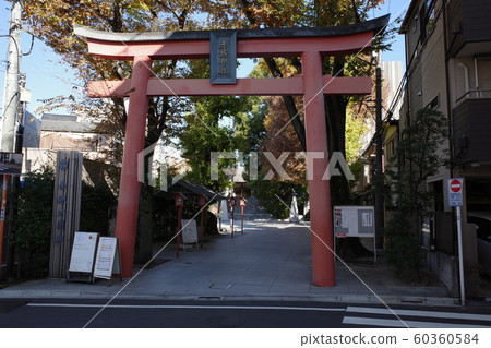 東京神樂坂,秋城神社(大鳥居) 東京神樂坂,秋城神社(大鳥居) 60360584