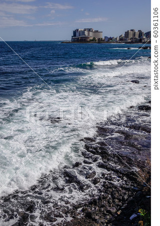 Beautiful sea and cliff in Jeju Island 60361106
