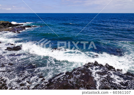 Beautiful sea and cliff in Jeju Island Beautiful sea and cliff in Jeju Island 60361107
