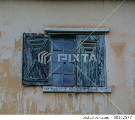 Wooden window of old house Wooden window of old house 60362577
