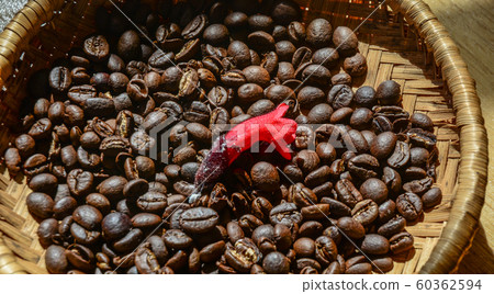 Coffee beans in the basket Coffee beans in the basket 60362594