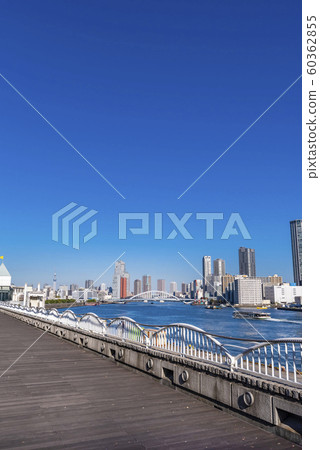 Takeshiba Pier and Tokyo Bay scenery 60362855