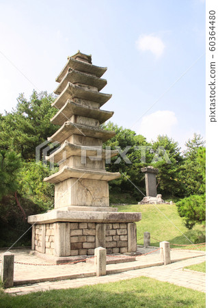 Ancient stone buddhist pagoda in ornamental 60364480