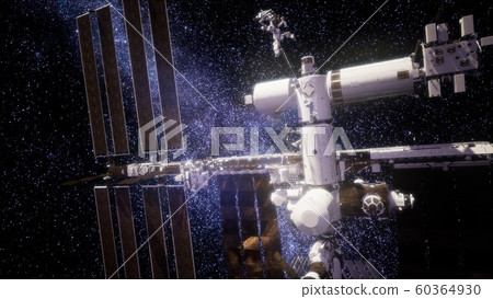 International Space Station in outer space International Space Station in outer space 60364930