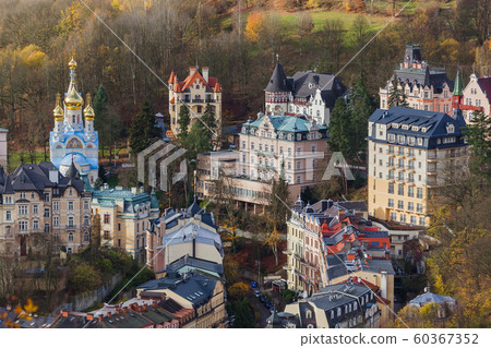 Karlovy Vary in Czech Republic 60367352