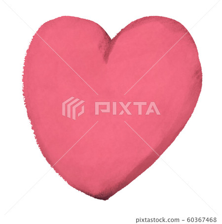 Dull pink heart symbol - Stock Illustration [60367468] - PIXTA