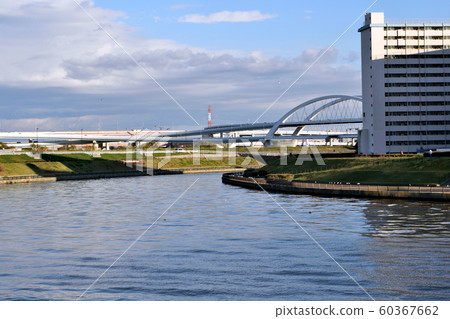 Sumida River promenade Ekitabashi area 60367662