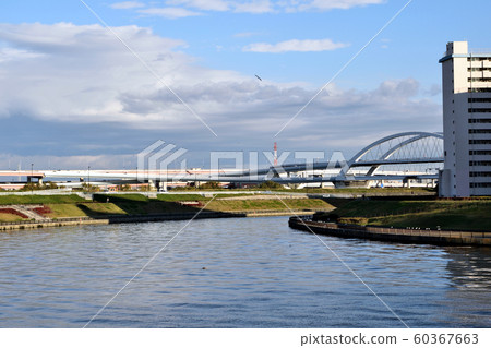 Sumida River promenade Ekitabashi area 60367663
