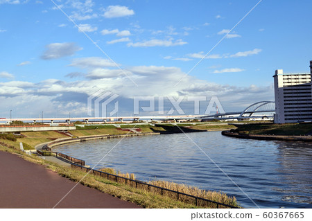 Sumida River promenade Ekitabashi area 60367665